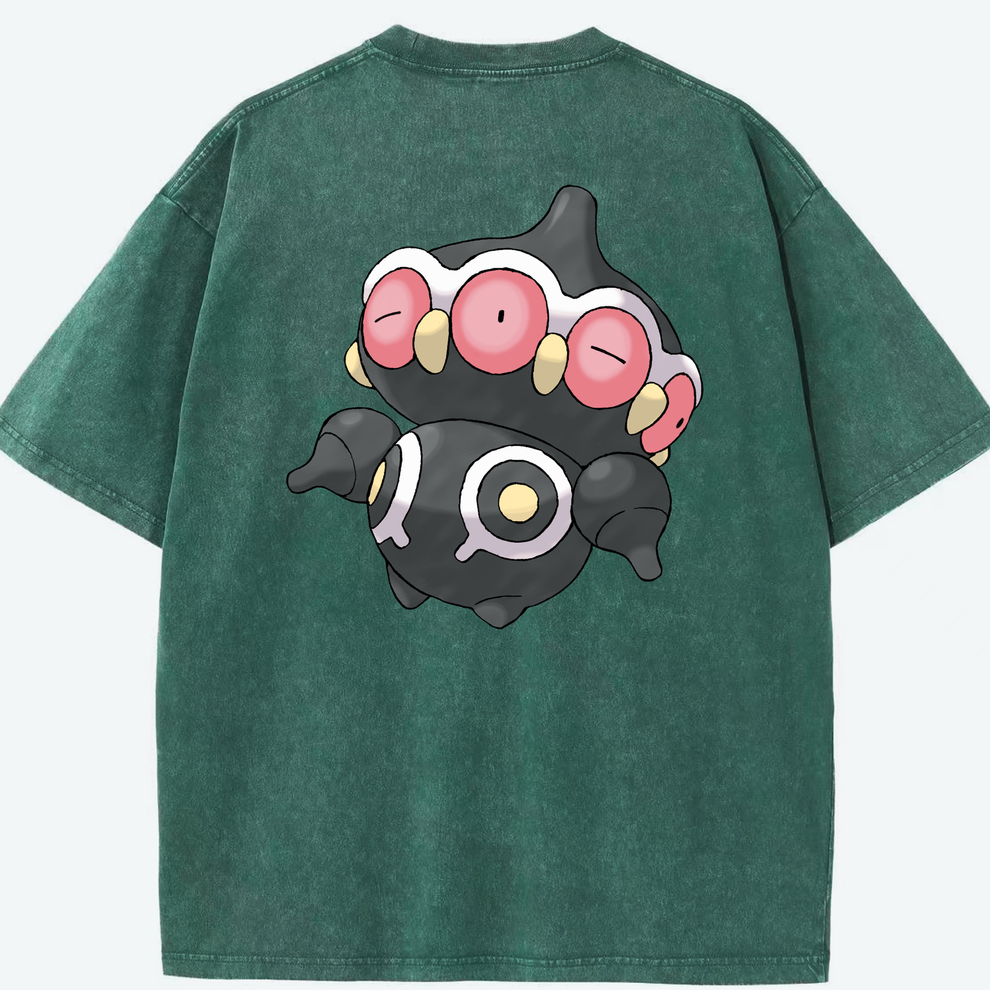 （画像用） ポケットモンスター Pokémon 綿100% ヴィンテージ風 半袖Tシャツ（背面プリント）
